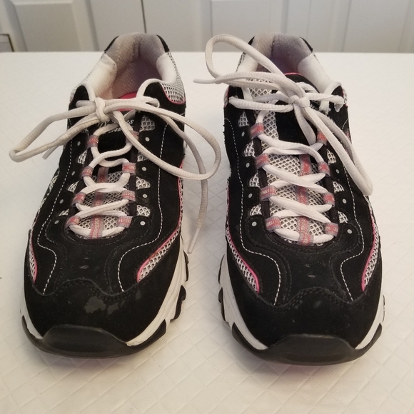 Skechers Women's D Lites 11617 Casual Shoes Sneakers Size 10 See Photos Flaw - Picture 4 of 8